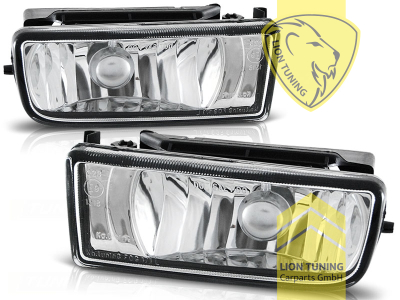 Halogen, chrom, passend für Standard, M-Paket und M3 Stoßstange, H3, Eintragungsfrei / mit E-Prüfzeichen